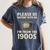 Please Be Patient With Me I'm From The 1900s Television Set Premium Women's Comfort Colors T-Shirt Moss