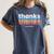 Polite Introvert Thanks But No Thanks Retro Graphic Women's Comfort Colors T-Shirt Moss