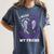 Purple In Memory Of My Friend Epilepsy Awareness Back Print Women's Comfort Colors T-Shirt Moss