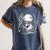 Rabbit Reading Book Full Moon Lake Scenery Women's Comfort Colors T-Shirt Moss Rabbit Reading Book Full Moon Lake Scenery Women's Comfort Colors T-Shirt Moss