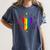 Rainbow Book With Stars And Moon Phases Gay Pride LGBT Women's Comfort Colors T-Shirt Moss Rainbow Book With Stars And Moon Phases Gay Pride LGBT Women's Comfort Colors T-Shirt Moss