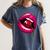 Rainbow Lips With a Cherry In The Mouth 80s Nostalgia Premium Tri-Blend Women's Comfort Colors T-Shirt Moss Rainbow Lips With a Cherry In The Mouth 80s Nostalgia Premium Tri-Blend Women's Comfort Colors T-Shirt Moss