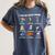 Read Book Characters I Can Do Hard Things Back To School Women's Comfort Colors T-Shirt Moss