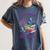 Read More Books Floral Book Reader Art Reading Lover Quote Women's Comfort Colors T-Shirt Moss