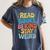 Read Books Be Kind Stay Weird The Perfect Life Formula Women's Comfort Colors T-Shirt Moss