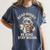 Read Books Be Kind Stay Weird Raccoon Coffee Lover Reading Women's Comfort Colors T-Shirt Moss