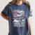 Read Books Be Kind Stay Weird Skeleton Heart Reading Alt Women's Comfort Colors T-Shirt Moss