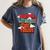 Read Books Lift Weights Fight Fascists Reading No Kings Premium Tri-Blend Women's Comfort Colors T-Shirt Moss