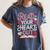 Read Your Cute Heart Out Teacher Librarian Love Reading Book Women's Comfort Colors T-Shirt Moss