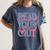 Read Your Heart Out Cute Teacher Reading Book Love Bookworm Women's Comfort Colors T-Shirt Moss