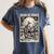 Read In Peace Skeleton Book Lover Bookworm Book Women's Comfort Colors T-Shirt Moss