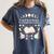 Well Read Woman Literature Quote Celestial Book Floral Women's Comfort Colors T-Shirt Moss