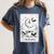 The Reader Tarot Card Bookworm Books Lover Dragon Librarians Women's Comfort Colors T-Shirt Moss