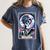 The Reader Tarot Card Reading Skeleton Skull Book Lover Women's Comfort Colors T-Shirt Moss The Reader Tarot Card Reading Skeleton Skull Book Lover Women's Comfort Colors T-Shirt Moss