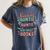 Reading Auntie Book Lover For Bookworm Aunt Women's Comfort Colors T-Shirt Moss