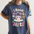 Reading Axolotl Book Lover Wildflowers Women's Comfort Colors T-Shirt Moss