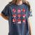Reading Heart Book Valentines Day Teacher Women Girl Women's Comfort Colors T-Shirt Moss