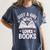 Reading Just A Girl Who Loves Books Women's Comfort Colors T-Shirt Moss