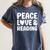 Reading I Love Books And Reading Women's Comfort Colors T-Shirt Moss