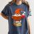 Reading Lover Book Graphic Gnome Women's Comfort Colors T-Shirt Moss Reading Lover Book Graphic Gnome Women's Comfort Colors T-Shirt Moss