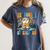 Reading Is Otterly Fun Sea Otter Book Lover Bookworm Women's Comfort Colors T-Shirt Moss