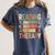 Reading Is My Therapy Book Lover Women's Comfort Colors T-Shirt Moss