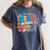 Reads Across Tee America Books Reader Reading Teacher Women's Comfort Colors T-Shirt Moss