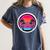 Retro 80s Synthwave Sunset & Palm Trees Retro Nostalgia 80s Women's Comfort Colors T-Shirt Moss