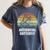 Retro Antisocial Butterfly Shirt For Introverts Women's Comfort Colors T-Shirt Moss