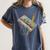 Retro Cassette And Pencil 80s 90s Nostalgia Music Lover Women's Comfort Colors T-Shirt Moss