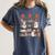 Retro Ghost Reading Book Teacher Librarian Bookish Christmas Women's Comfort Colors T-Shirt Moss