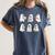 Retro Ghost Reading Books Halloween Bookish Ghost Bookworm Women's Comfort Colors T-Shirt Moss