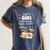 Retro Just A Girl Who Love Dogs Books And Coffee Bookworm Women's Comfort Colors T-Shirt Moss