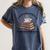 Retro Proud Introverted Book Club Anti Social Reader Women's Comfort Colors T-Shirt Moss