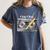 Rewind Cassette Tape Nostalgia 80s 90s Retro Music Lover Women's Comfort Colors T-Shirt Moss