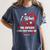 Ribbon Blood Cancer Angel Memory Support Dad Mom Red Women's Comfort Colors T-Shirt Moss