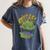 Rugrats Reptar Distressed Comic Book Style Cartoon Women's Comfort Colors T-Shirt Moss