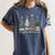 Seasons Readings Christmas Tree Book Lover Women's Comfort Colors T-Shirt Moss