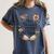 She Blooms Among The Pages Women Mom Wife Floral Book Lover Women's Comfort Colors T-Shirt Moss