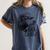 Sheep Baa Crow Caw Back Off Pun Tee For Introverts & Teens Women's Comfort Colors T-Shirt Moss