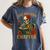 Skeleton Read Book Just One More Chapter Floral Book Lover Women's Comfort Colors T-Shirt Moss