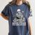 Skeleton Reading Book Anxious Stressed True Crime Obsessed Women's Comfort Colors T-Shirt Moss