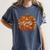 Smart Book Pumpkin Retro Fall Teacher Reading Halloween Women's Comfort Colors T-Shirt Moss
