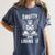 Smutty And Loving It Dark Fantasy Spicy Book Lover Women's Comfort Colors T-Shirt Moss