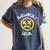 Socially Awkward Introvert Social Anxious Awkwardly Social Women's Comfort Colors T-Shirt Moss