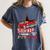 Sock Hop Fabulous Fifties Rock N Roll Automobile Nostalgia Women's Comfort Colors T-Shirt Moss
