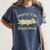 Sorry I'm Kinda Busy Lazy Cat Sarcastic Sayings Introvert Men Women Women's Comfort Colors T-Shirt Moss