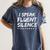 I Speak Fluent Silence Sayings For Introverts Women's Comfort Colors T-Shirt Moss