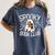 Spooky Book Club Cute Ghost Reading Book Halloween Costume Women's Comfort Colors T-Shirt Moss