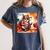 Squirrel Reading Comic Book On Autumn Branch Glasses Leaves Women's Comfort Colors T-Shirt Moss